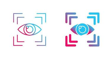 Eye Scan Vector Icon