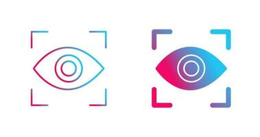 Eye Scan Vector Icon