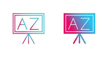 From A To Z Vector Icon