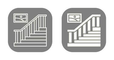 icono de vector de escalera