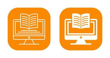 Digital Learning Vector Icon