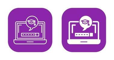 Digital Learning Vector Icon