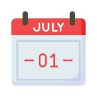 Get hold this catchy vector of calendar, concept icon of schedule