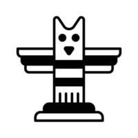Grab this creatively designed icon of totem in trendy style, editable vector