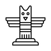 Grab this creatively designed icon of totem in trendy style, editable vector