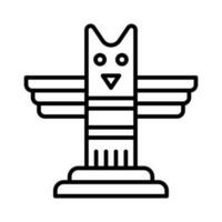 Grab this creatively designed icon of totem in trendy style, editable vector