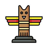 Grab this creatively designed icon of totem in trendy style, editable vector