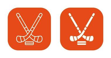 icono de vector de hockey sobre hielo