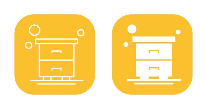 icono de vector de mesa