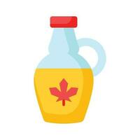 Customizable vector of maple syrup in modern style, ready to use icon