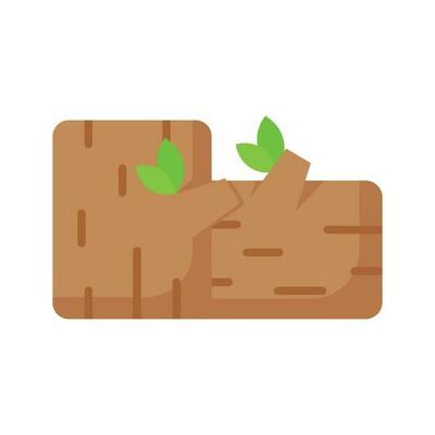 Grab this carefully designed icon of firewood in modern stye, ready to use icon