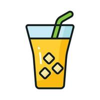 Get hold on this catchy vector of cold drink in modern style, easy to use