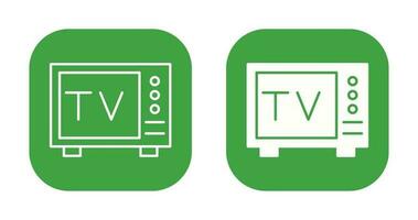 icono de vector de tv