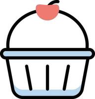 cupcake vector illustration on a background.Premium quality symbols.vector icons for concept and graphic design.