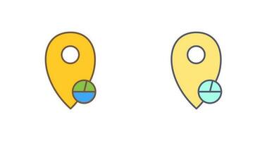 Location Statistics Vector Icon