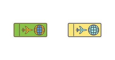 Plane Tickets Vector Icon