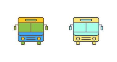 icono de vector de bus