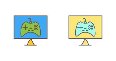 icono de vector de control de juego único