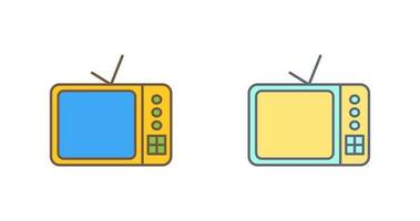 TV Set Vector Icon