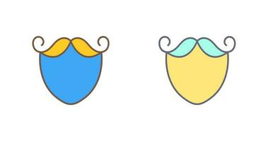Beard and Moustache Vector Icon
