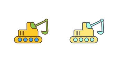 Escavator Vector Icon