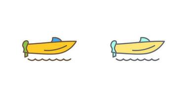 Speed Boat Vector Icon