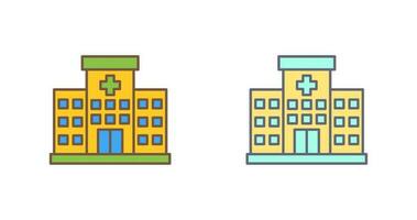 icono de vector de hospital