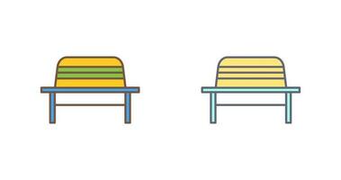 Garden Bench Vector Icon