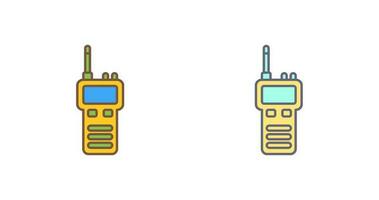 icono de vector de walki talkie