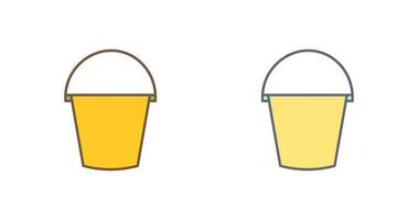 Water Bucket Vector Icon