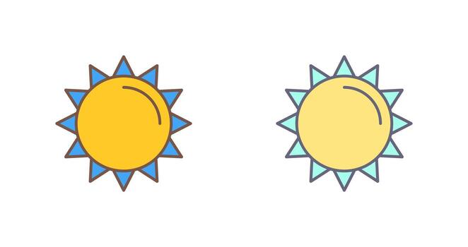 Sun Vector Icon