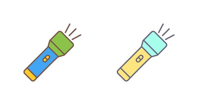 Flashlight Vector Icon