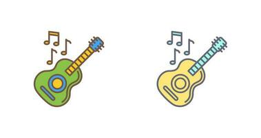 icono de vector de guitarra