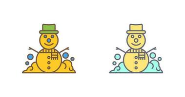 Snowman Vector Icon