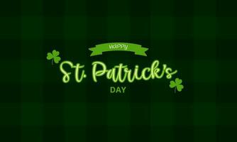 St. Patrick's day background design vector illustration