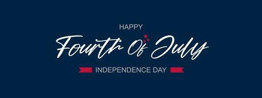 Happy Fourth of July Independence day USA Background Design vector