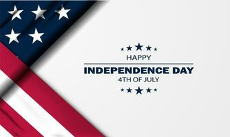 Happy Fourth of July Independence day USA Background Design vector