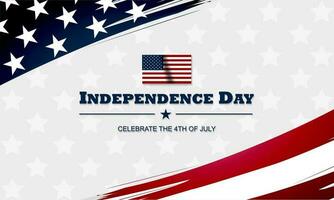 Happy Fourth of July Independence day USA Background Design vector