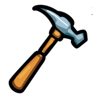 Hammer transparent Hintergrund, ai generativ png