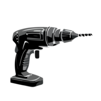 Drill machine transparent background, png