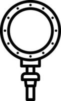 anillo ligero vector icono diseño