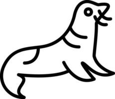 Seal Vector Icon Design