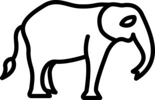 diseño de icono de vector de elefante