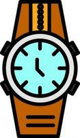 Wristwatch Vector Icon Design