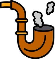 Electronic pipe Vector Icon Design