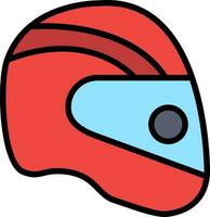 diseño de icono de vector de casco