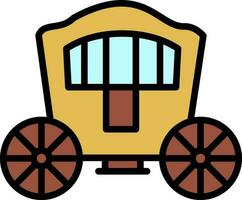 Carriage Vector Icon Design