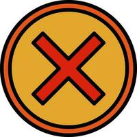 Cross Vector Icon Design