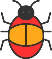 Bug Vector Icon Design