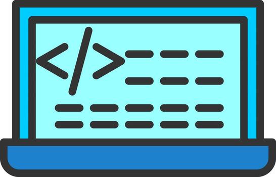 codificación vector icono diseño